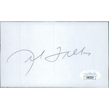 Mel Tillis Country Singer Signed 3x5 Index Card JSA Authenticated