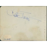 Claire Trevor And Mischa Auer Signed 4.25x5.75 Album Page JSA Authenticated