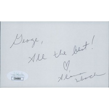 Alanna Ubach Actress Signed 3x5 Index Card JSA Authenticated Personalized