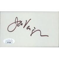 Jon Voight Actor Signed 3x5 Index Card JSA Authenticated