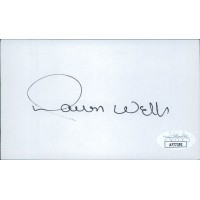 Dawn Wells Actress Signed 3x5 Index Card JSA Authenticated