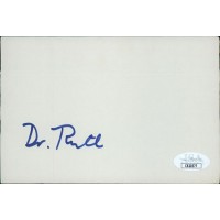 Dr. Ruth Westheimer Sex Therapist Signed 4x6 Index Card JSA Authenticated