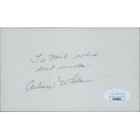 Arleen Whelan Actress Signed 3x5 Index Card JSA Authenticated Personalized Arleen Whelan Actress Signed 3x5 Index Card JSA Authenticated Personalized