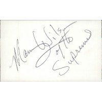 Mary Wilson The Supremes Singer Signed 3x5 Index Card JSA Authenticated