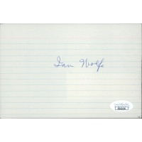 Ian Wolfe Actor Signed 4x6 Index Card JSA Authenticated Ian Wolfe Actor Signed 4x6 Index Card JSA Authenticated