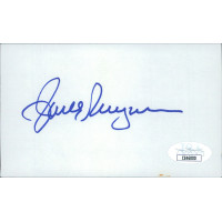Jane Wyman Actress Signed 3x5 Index Card JSA Authenticated
