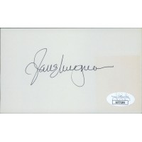 Jane Wyman Actress Signed 3x5 Index Card JSA Authenticated