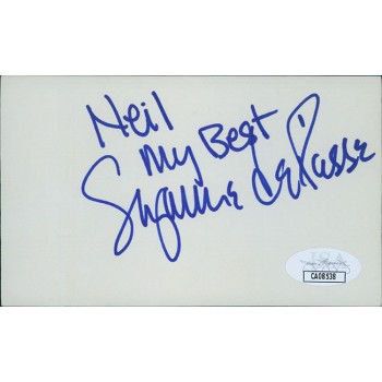 Suzanne de Passe Producer Signed 3x5 Index Card JSA Authenticated