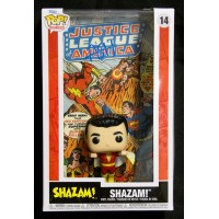 Asher Angel Signed Shazam! Funko Pop 14 Comic Covers JSA Authenticated