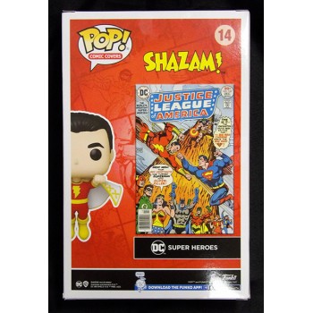 Asher Angel Signed Shazam! Funko Pop 14 Comic Covers JSA Authenticated