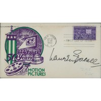 Lauren Bacall Actress Signed First Day Issue Cover FDC JSA Authenticated