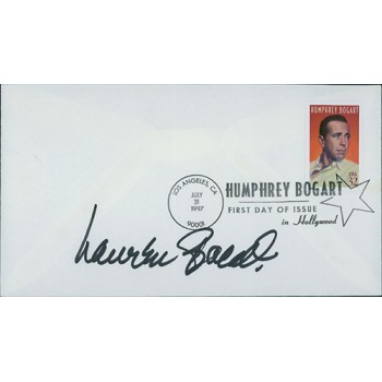 Lauren Bacall Actress Signed First Day Issue Cover FDC JSA Authenticated