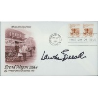 Lauren Bacall Actress Signed First Day Issue Cover FDC JSA Authenticated