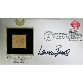 Lauren Bacall Actress Signed First Day Issue Cover FDC JSA Authenticated