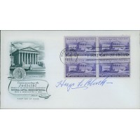 Hugo Black Associate Justice Signed First Day Cover FDC JSA Authenticated