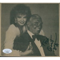 Ernest Borgnine Actor Signed 5.75x6.25 Cut News Paper Photo JSA Authenticated