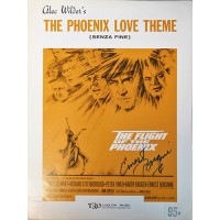 Ernest Borgnine Signed The Phoenix Love Theme Sheet Music JSA Authenticated