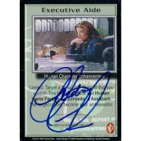 Claudia Christian Signed Babylon 5 Executive Aide Severed Dreams Card JSA Authen