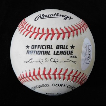 Alice Cooper Singer Signed Official National League Baseball JSA Authenticated