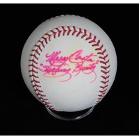 Mary Costa Voice of Sleeping Beauty Disney Signed MLB Baseball BAS Authenticated