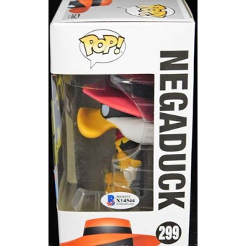 Jim Cummings Signed Disney Negaduck Funko Pop 299 Beckett Authenticated