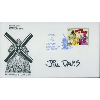 Jim Davis Garfield Cartoonist Signed First Day Issue Cover FDC JSA Authenticated