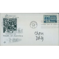 Chon Day Cartoonist Signed First Day Issue Cover FDC JSA Authenticated