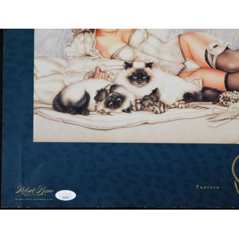 Olivia De Berardinis Signed Tapioca 16x20 Lithograph Art Poster JSA Authentic