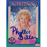 Phyllis Diller Comedian Signed 1991 Starline Hollywood HOF Card JSA Authentic