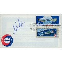 Anatoly Dobrynin Soviet Union Ambassador Signed First Day Cover JSA Authentic