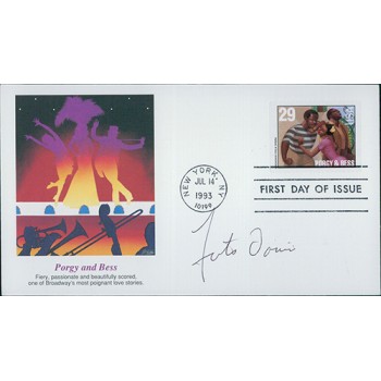 Fats Domino Piano Musician Signed First Day Issue Cover FDC JSA Authenticated
