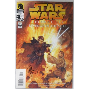 Dave Dorman Signed Star Wars Revenge of The Sith Comic Cover #4 JSA Authentic