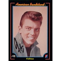 Fabian Forte Signed 1993 Collect-A-Card American Bandstand Card #79 JSA Authen