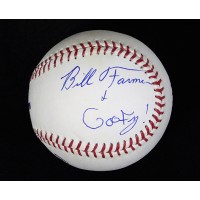 Bill Farmer Voice of Goofy Disney Signed MLB Baseball JSA Authenticated