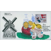Ron Ferdinand Cartoonist Signed First Day Issue Cover FDC JSA Authenticated
