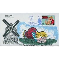 Ron Ferdinand Cartoonist Signed First Day Issue Cover FDC JSA Authenticated