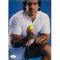 Lou Ferrigno Actor Signed 8x10.5 Magazine Page Photo JSA Authenticated