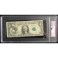 Jane Fonda Actress Signed One Dollar Bill Currency PSA Authenticated