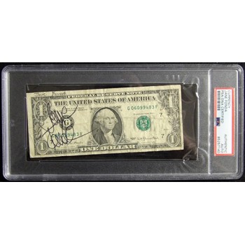 Jane Fonda Actress Signed One Dollar Bill Currency PSA Authenticated