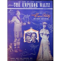 Joan Fontaine Signed The Emperor Waltz Sheet Music JSA Authenticated