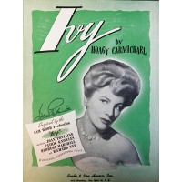 Joan Fontaine Signed Ivy Sheet Music JSA Authenticated