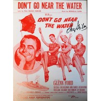 Eva Gabor Signed Don't Go Near The Water Sheet Music JSA Authenticated