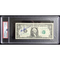 James Garner Actor Signed One Dollar Bill Currency PSA Authenticated