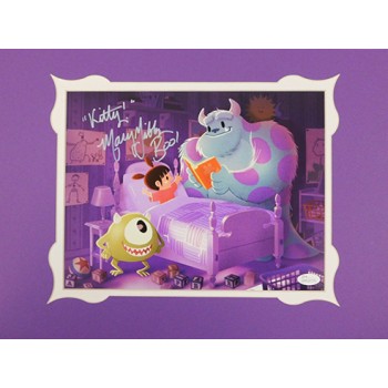Mary Gibbs Disney Boo Monsters Inc. Signed 11x14 Print Matting JSA Authenticated