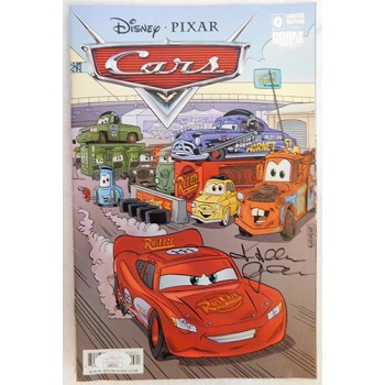 Allen Gladfelter Signed Disney Pixar Cars LE Cover C Comic #0 JSA Authenticated