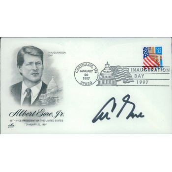 Al Gore Vice President Signed First Day Cover JSA Authenticated