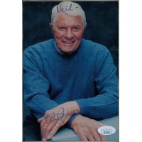 Peter Graves Actor Signed 5.25x8 Cut Page Photo JSA Authenticated Creases Peter Graves Actor Signed 5.25x8 Cut Page Photo JSA Authenticated Creases