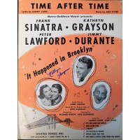 Kathryn Grayson Signed Time After Time Sheet Music JSA Authenticated