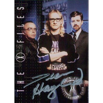 Dean Haglund X-Files Actor Signed 2000 Comic-Con Fan #2 Card JSA Authenticated