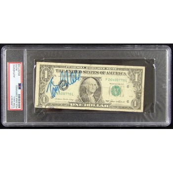 Tom T. Hall Country Singer Signed One Dollar Bill Currency PSA Authenticated